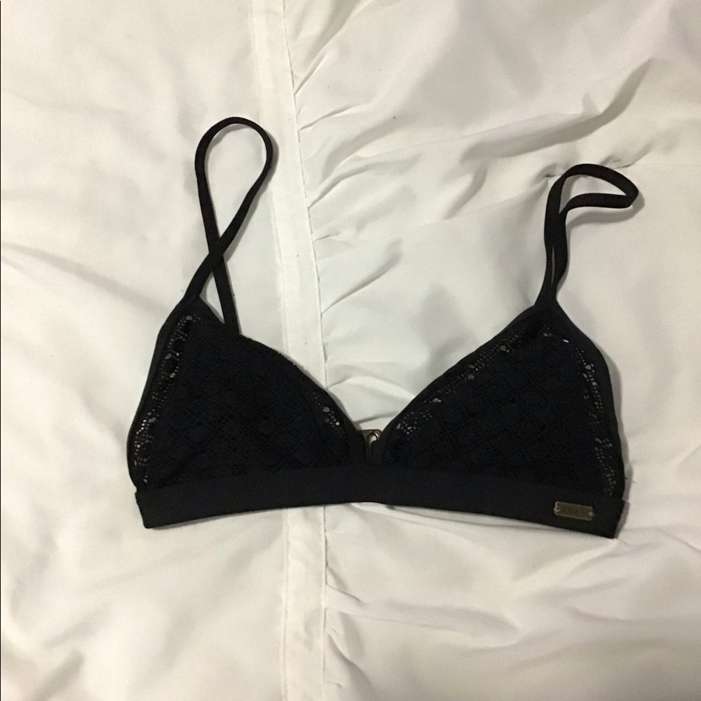 Roxy black bikini top
